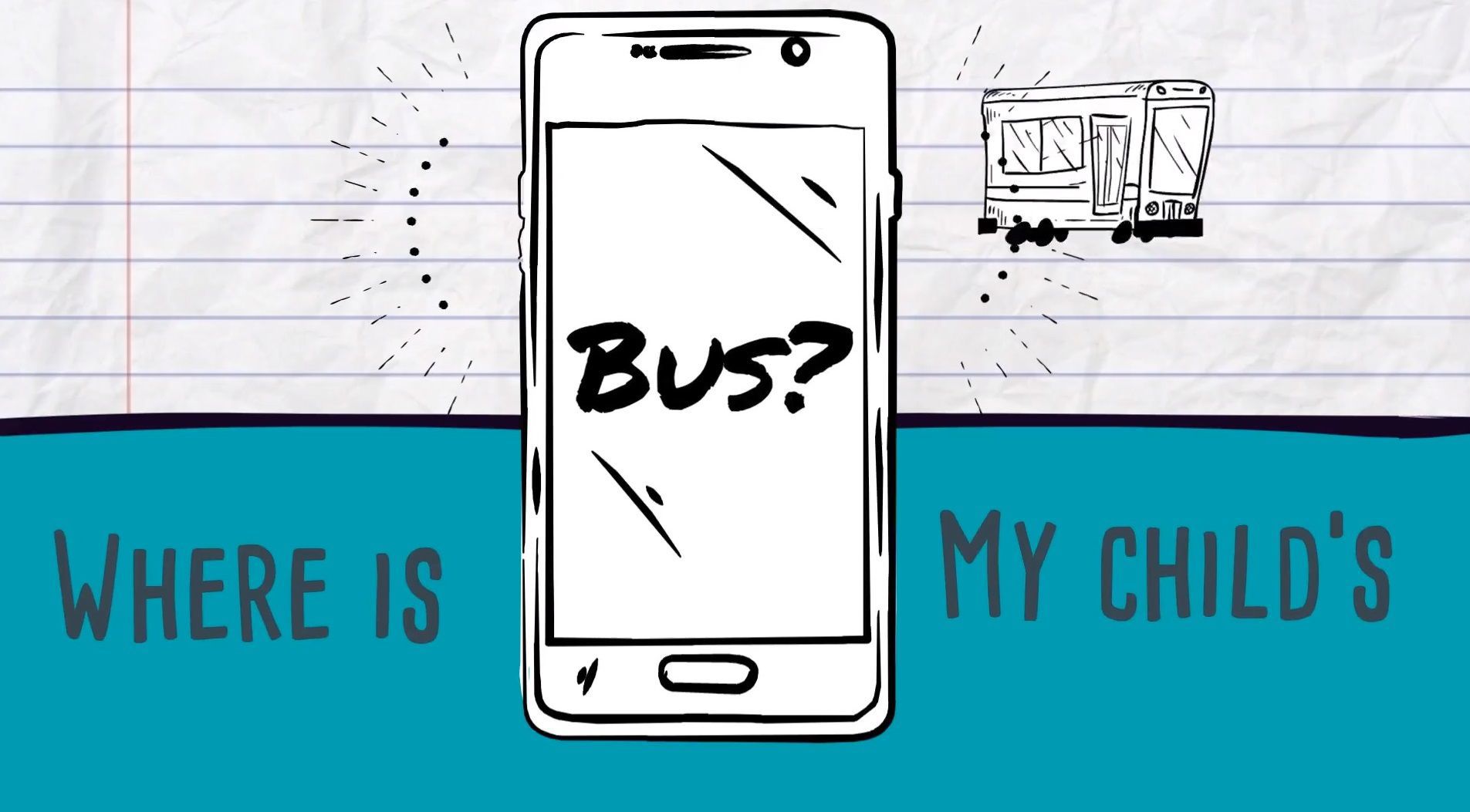A screenshot from an information video about the Edulog Parent Portal app.
